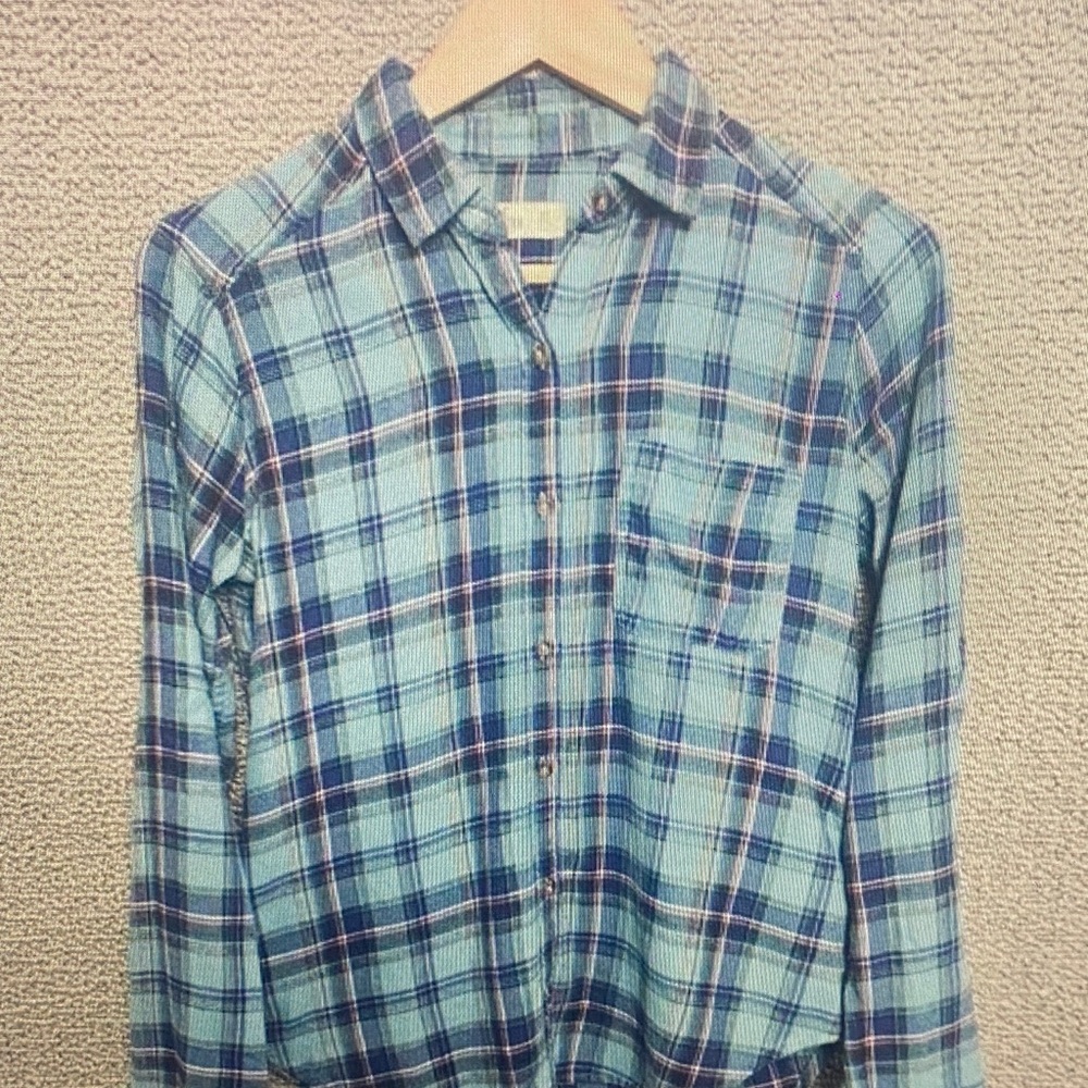 Plaid Blue Kids Shirt